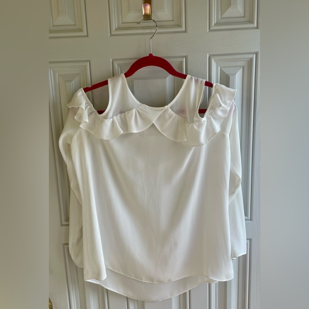 Trouvé Women’s Off The Shoulder White Blouse